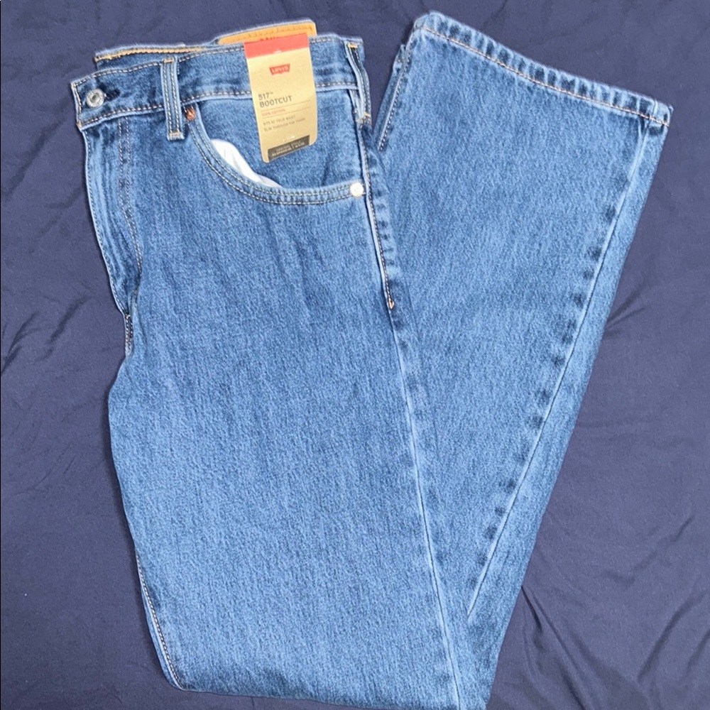 Levi's Men's 517 Bootcut Blue Jeans